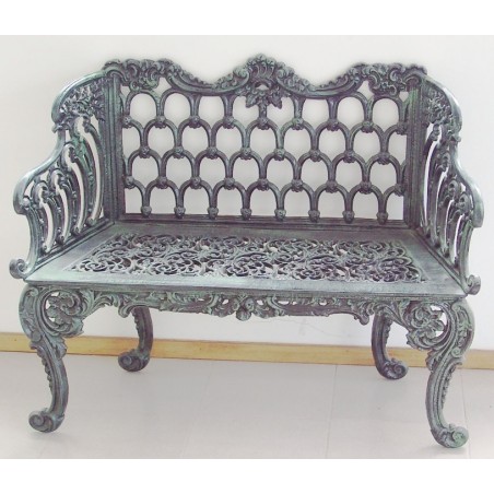 Banco de jardi­n en aluminio fundido modelo B303/2